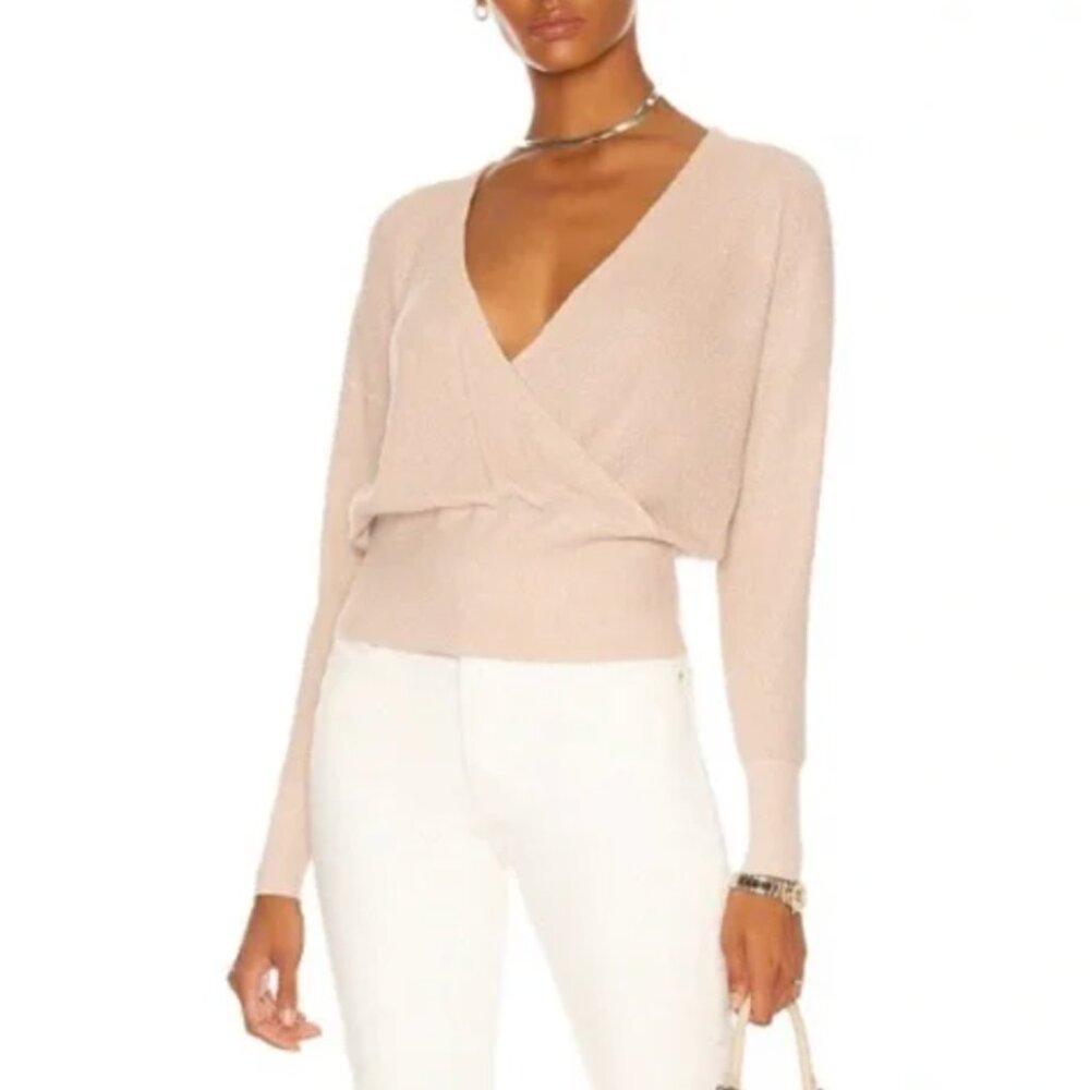 L'AGENCE Blair Crossover Pullover Top - Picture 7 of 8
